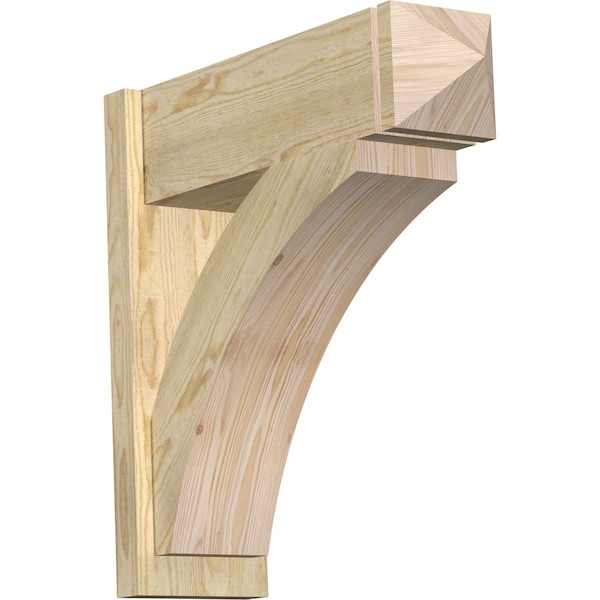 Ekena Millwork Thorton Rough Sawn Arts and Crafts Outlooker, Douglas Fir, 8"W x 26"D x 26"H OUT08X26X26THR03RDF - main